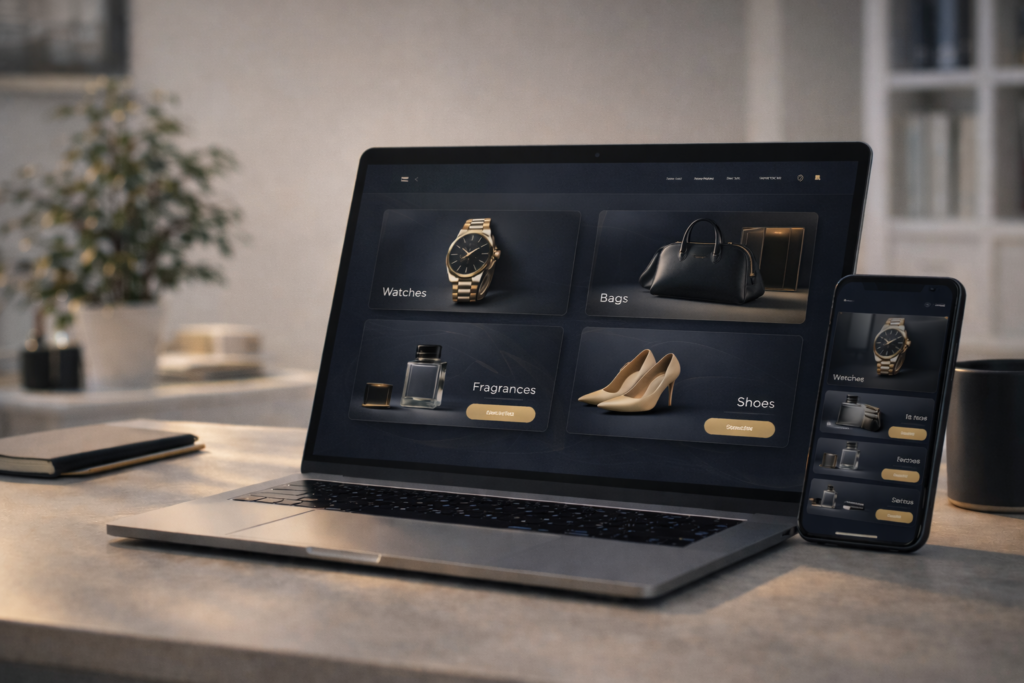 dobar web shop na laptopu i mobitelu